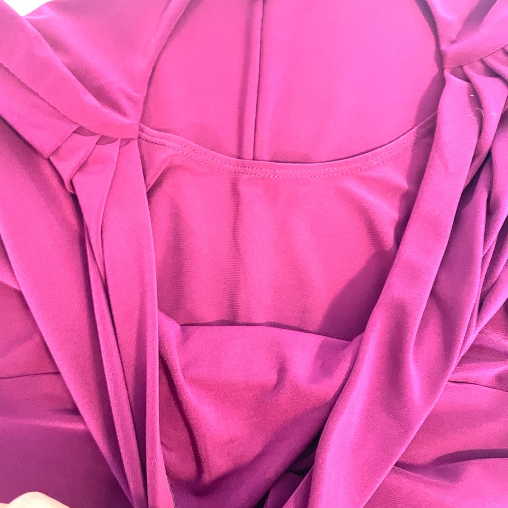 Lauren Ralph Lauren Rich Purple Midi Dress - Picture 6 of 8